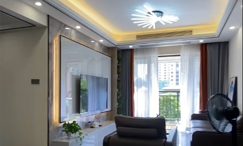 100平方現(xiàn)代簡約實拍案例，簡約舒適