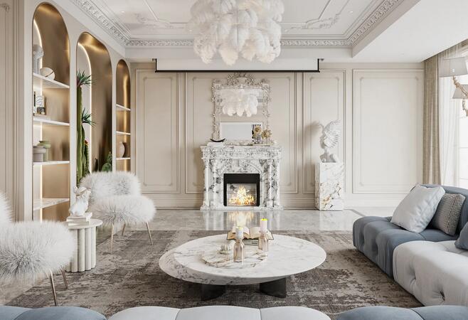 典雅大氣的法式裝修風格你喜歡嗎？