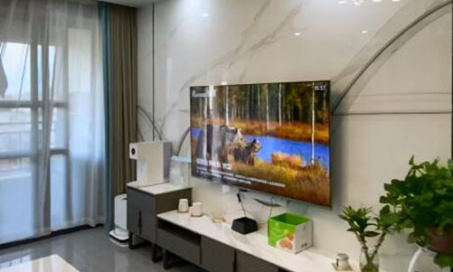 現(xiàn)代簡(jiǎn)約風(fēng)客餐廳完工實(shí)拍，整潔舒適明亮的居所