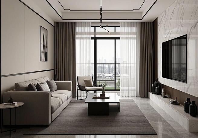 糾結！客廳裝深色系 or 淺色系？一文為你理清思路