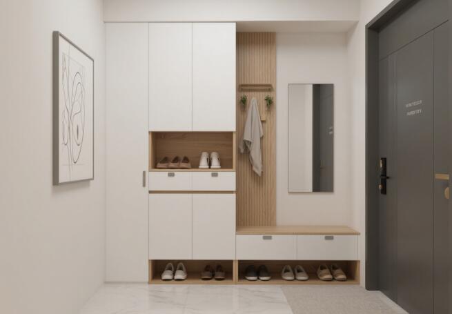 小戶型玄關(guān)設(shè)計攻略，空間利用最大化