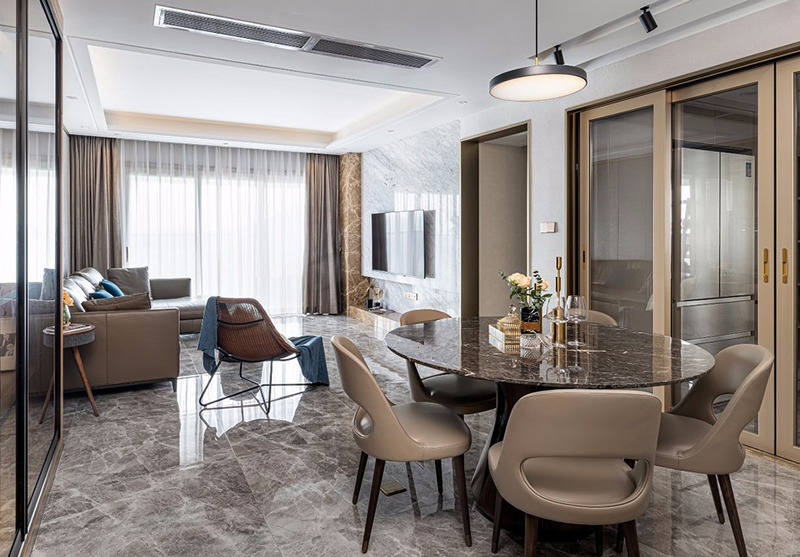 160平輕奢裝修案例，小年輕的最愛！