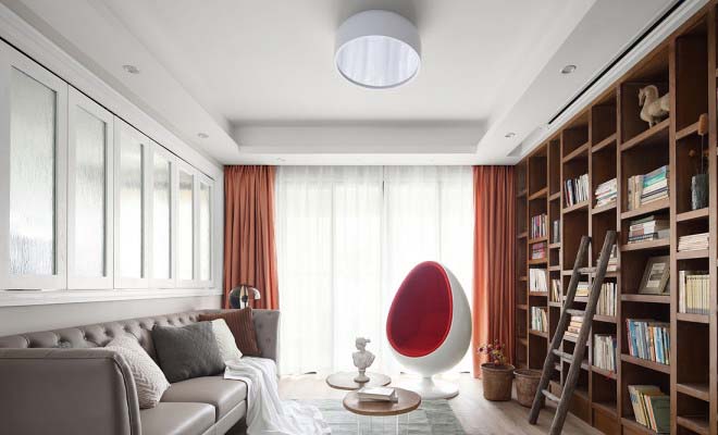 130平簡約風家裝，將紛紛擾擾拋在腦后