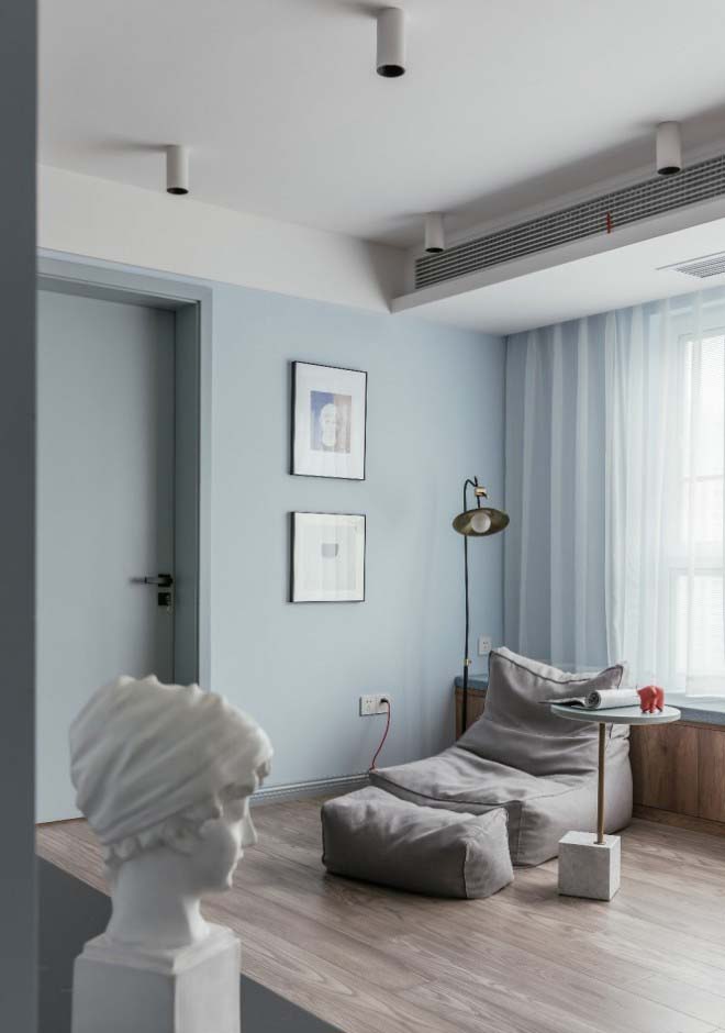 95平北歐風(fēng)家裝案例，暖色調(diào)小清新