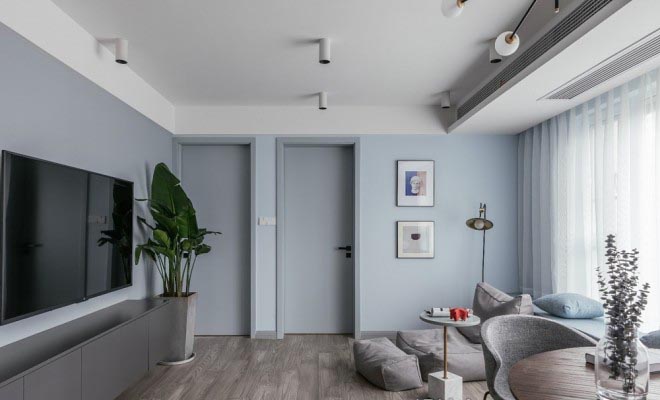 95平北歐風(fēng)家裝案例，暖色調(diào)小清新