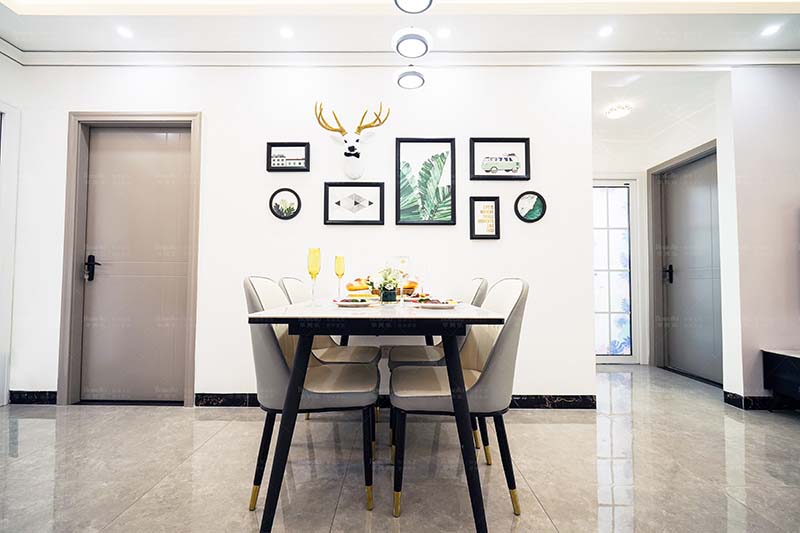 106平現(xiàn)代簡約風實拍圖，構(gòu)建清新宜居小窩