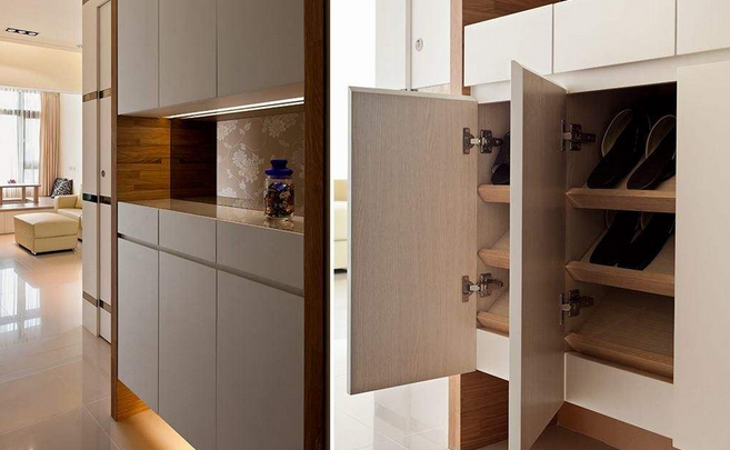 鞋柜選購技巧，這樣的鞋柜設(shè)計美觀更實用！