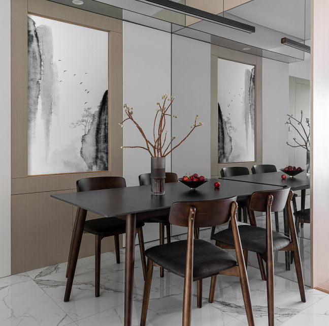 106㎡現(xiàn)代簡(jiǎn)約三居室，時(shí)尚與雅致的交融