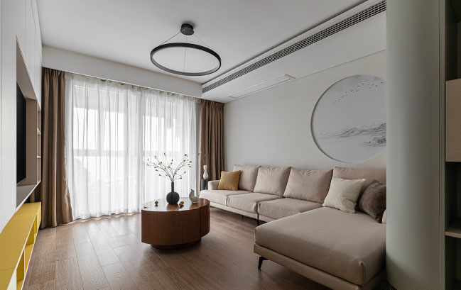 106㎡現(xiàn)代簡(jiǎn)約三居室，時(shí)尚與雅致的交融